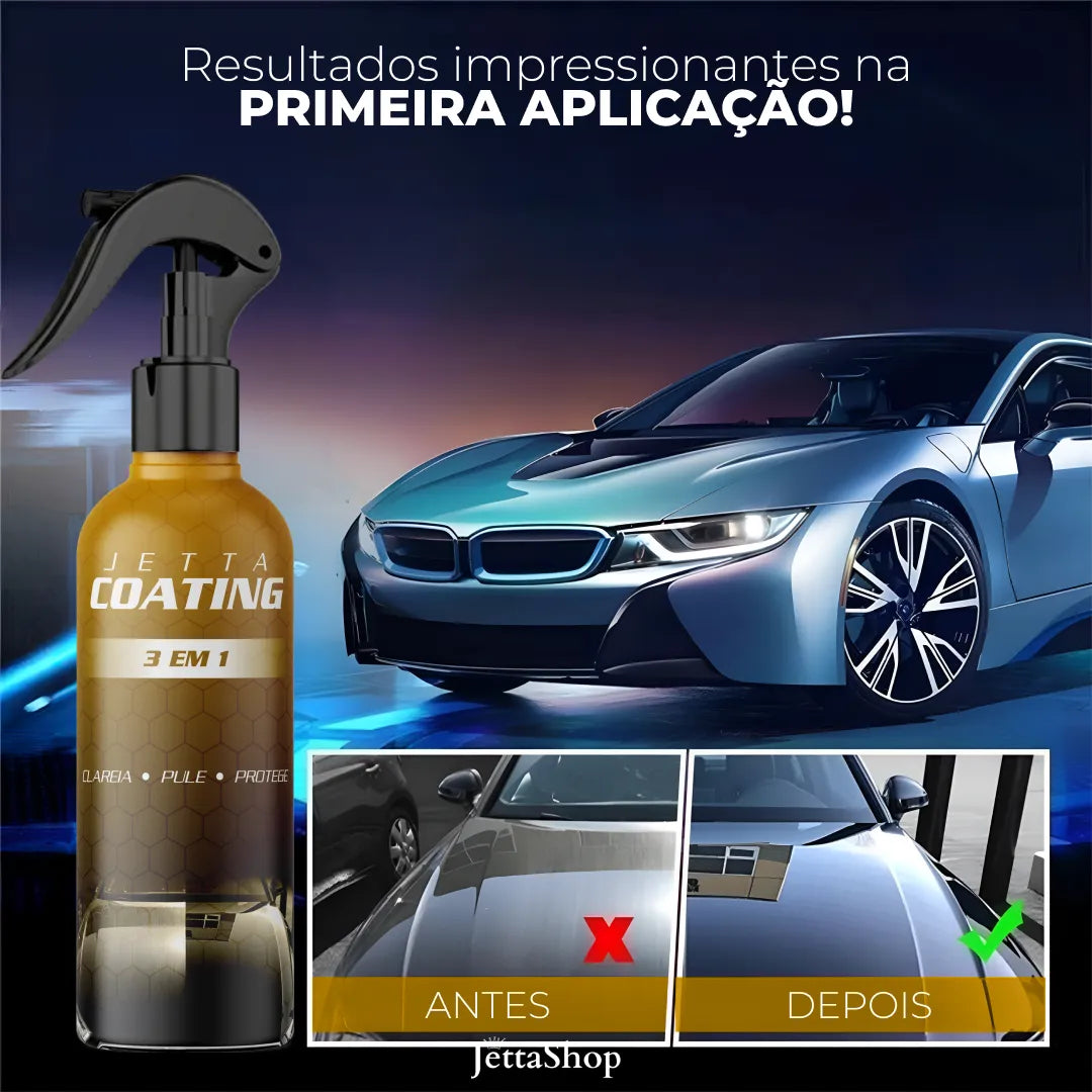 Spray de Renovação Cerâmica e Impermeabilizante 3 em 1 - Jetta Coating™ [PROMOÇÃO LIMITADA]